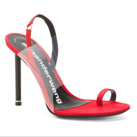 ✨Most sexy✨ALEXANDER WANG RED KAIA HEELED SANDALS - Picture 8 of 16
